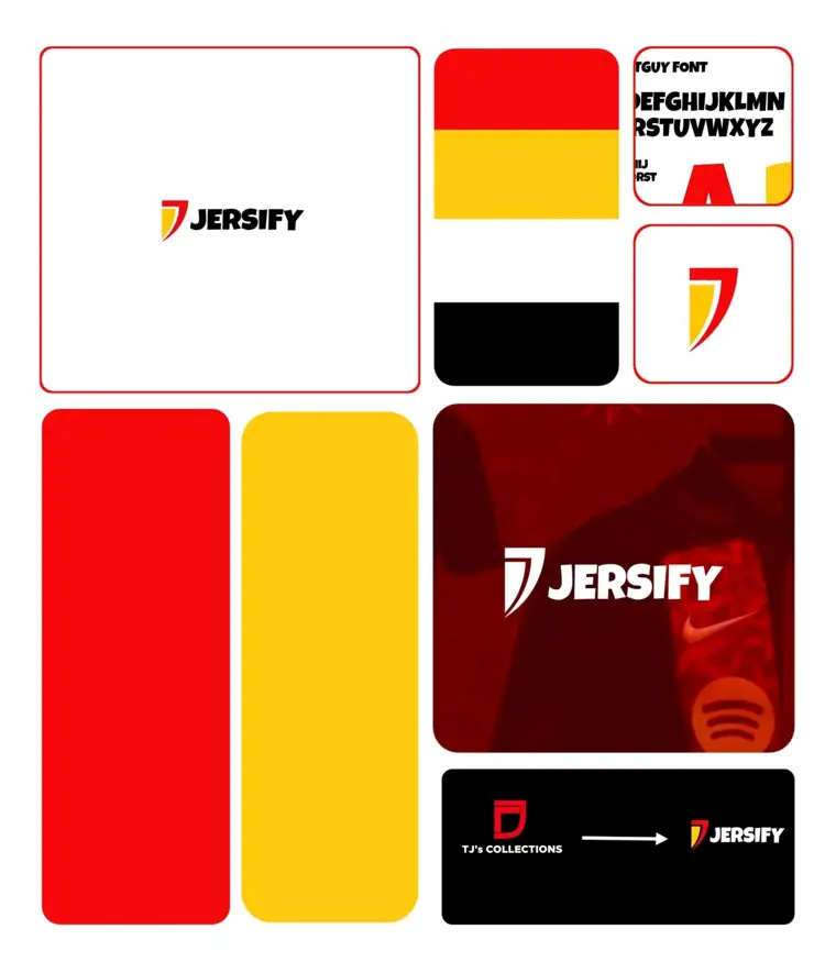 Jersify brand identity