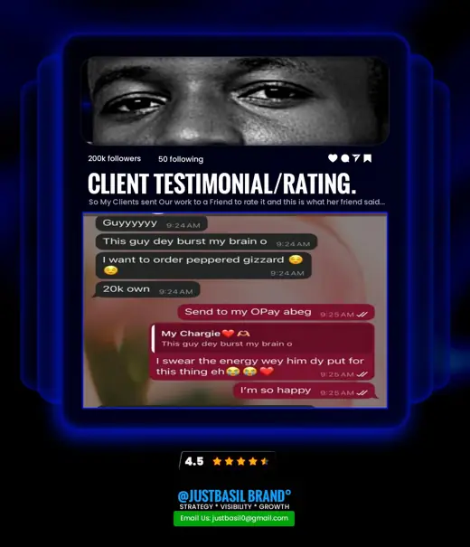 Client feedback after delivery